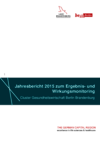 Jahresbericht zum Ergebnis- und Wirkungsmonitoring 2015