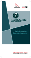 Masterplan der Gesundheitsregion Berlin-Brandenburg Kurzfassung