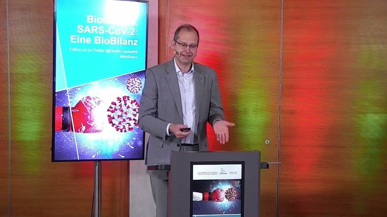 BioBilanz "Biotech vs. SARS CoV 2: Eine BioBilanz" vom 20.01.2022 - Begrüßung Dr. Norbert Gerbsch