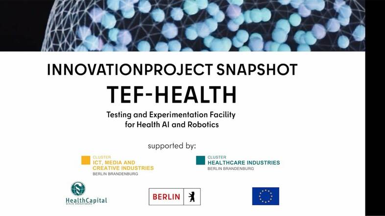 EU-Projekt TEF-Health (Testing and Experimentation Facility for Health AI and Robotics)